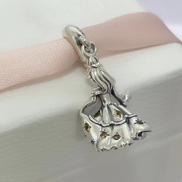 Pandora Disney Beauty and the Beast Dancing Belle Dangle Charm - Picture 6 of 6